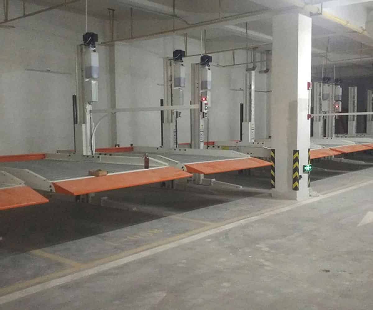 溫江地下室簡易升降類停車庫改造