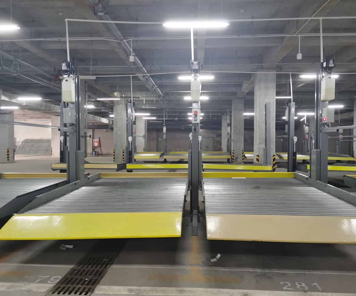 雅江地下室簡易類機械式立體車庫過驗收
