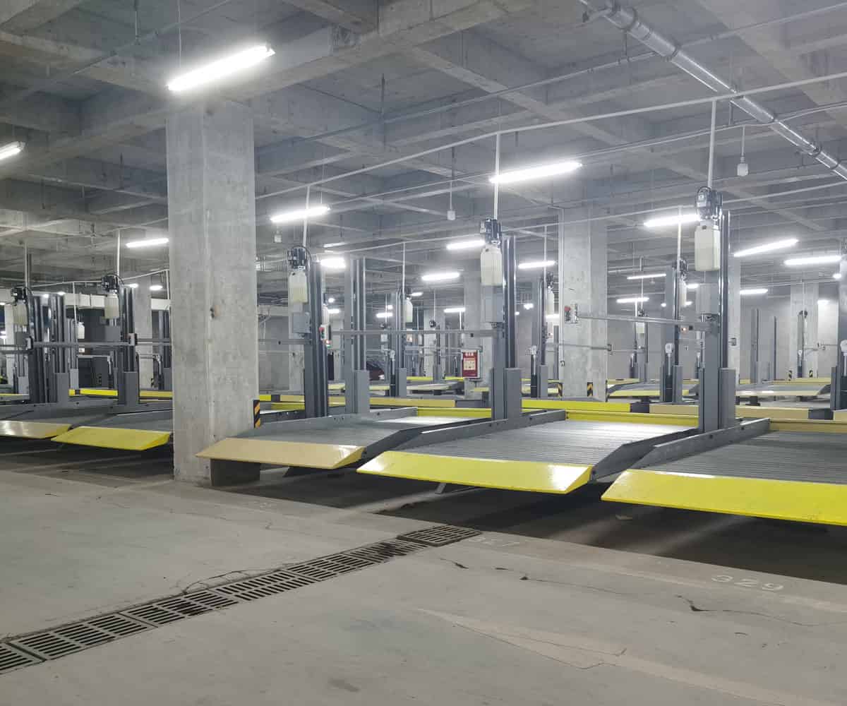 綿竹四柱簡易升降類停車立體車庫租用