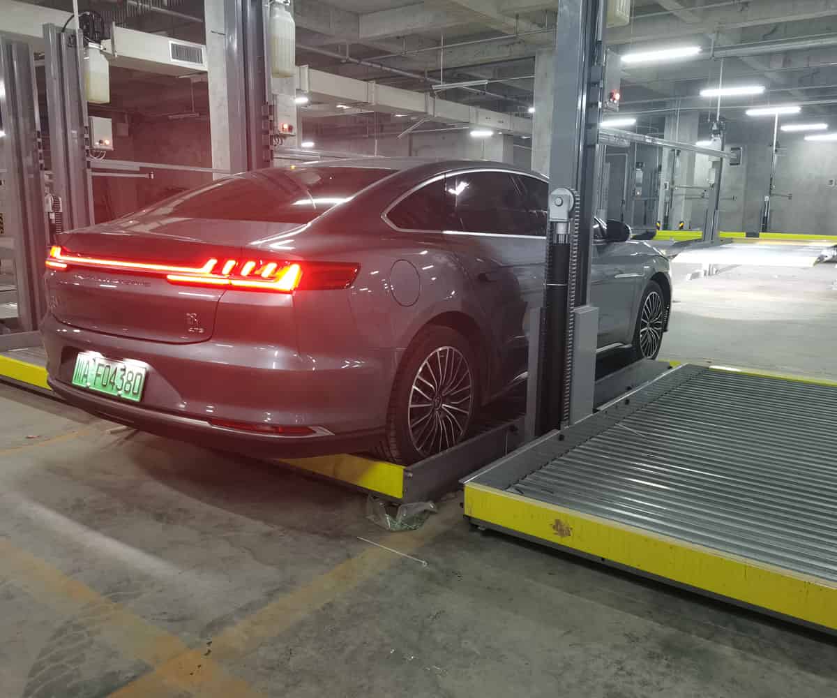 綿竹二層PSH型立體車庫停車設備過規劃