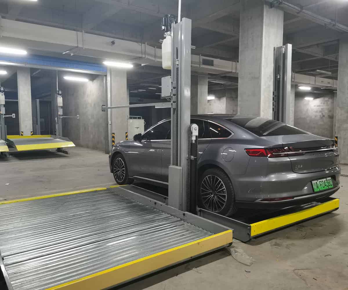 湖北雙層升降平移式機械停車場回購