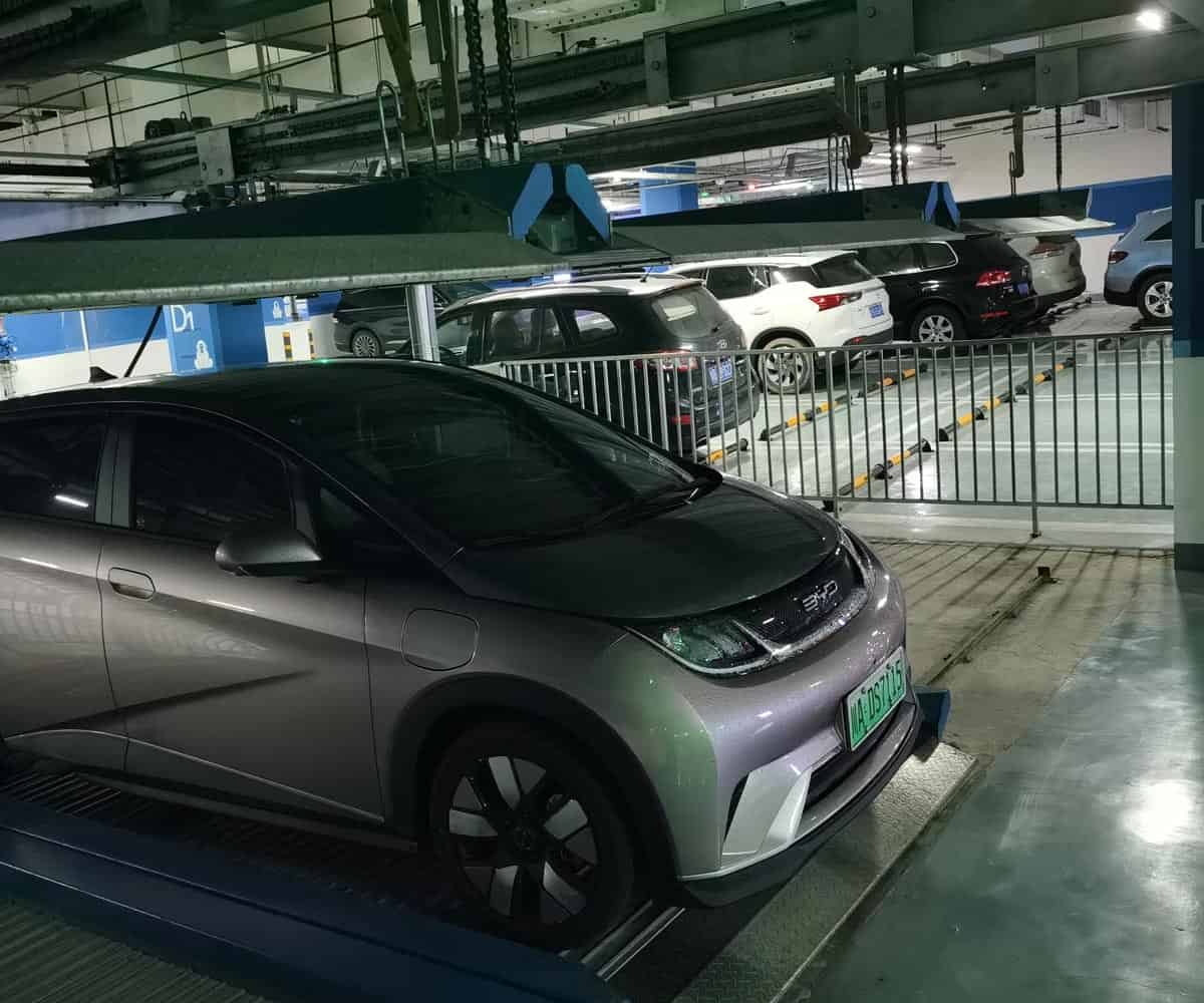 郫都升降平移式立體車庫過驗收
