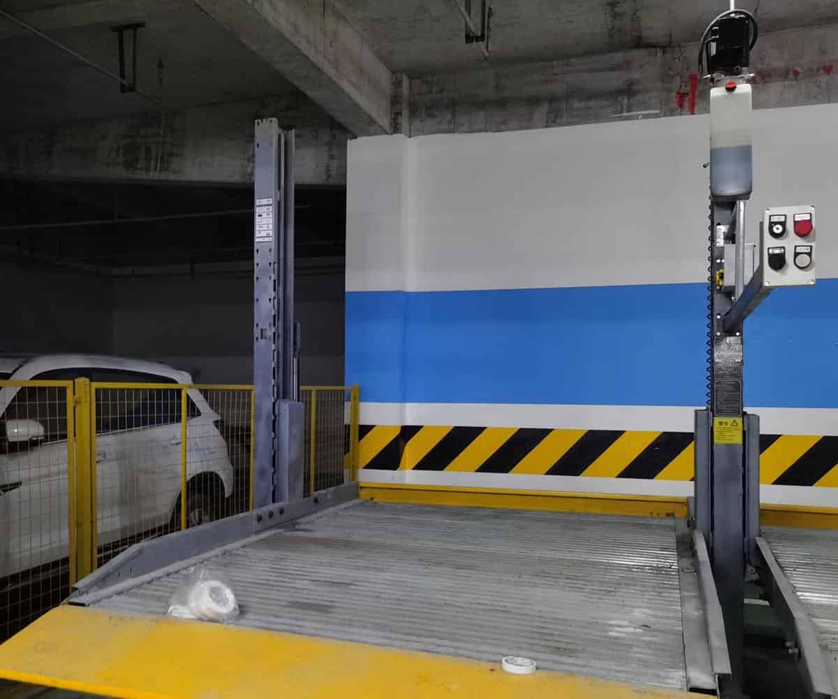 錦江兩層簡易升降立體車位改造