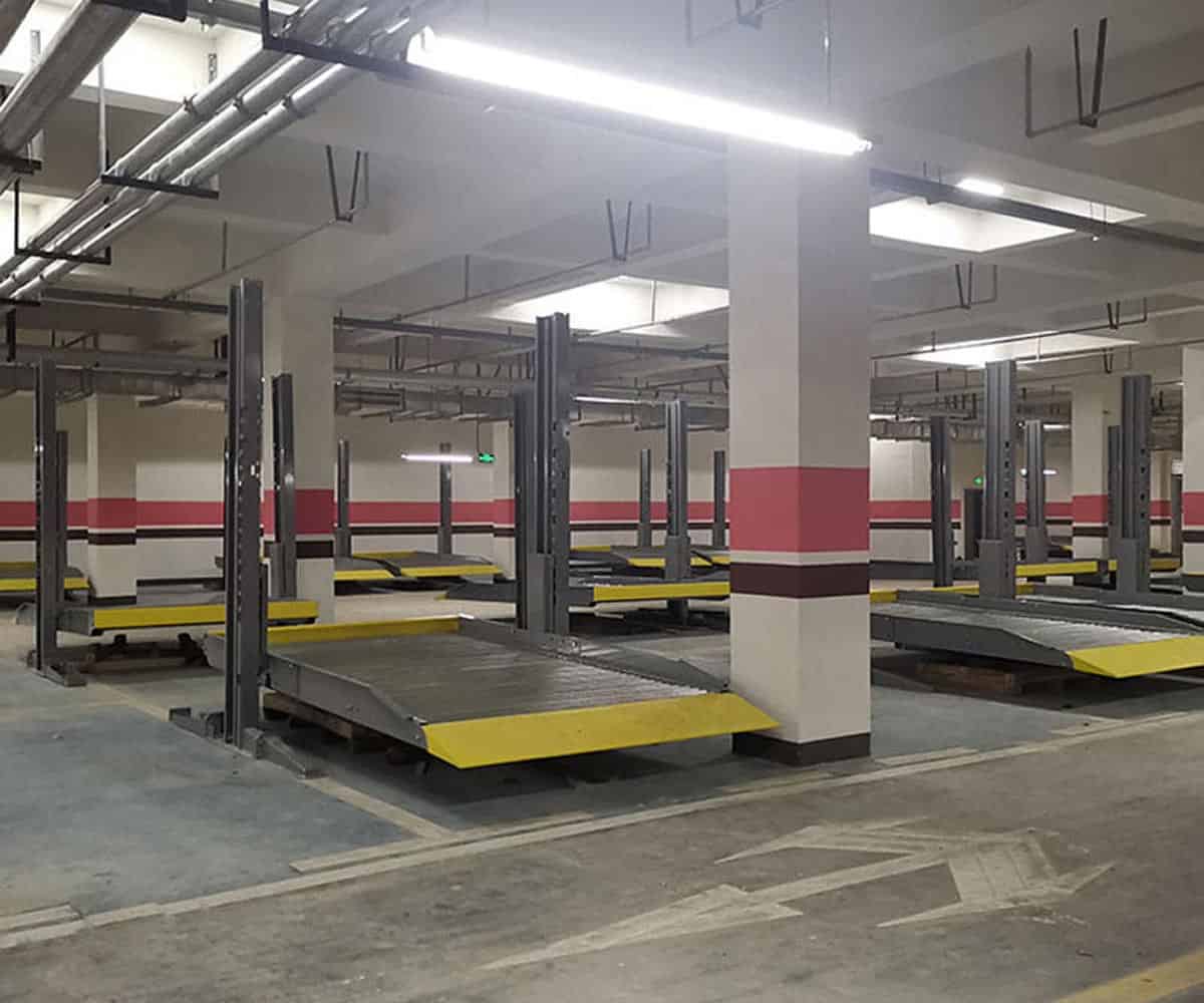 湖北二層升降式立體車庫短租