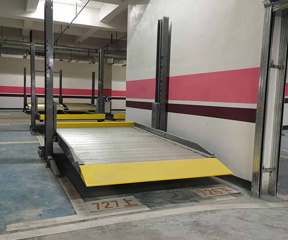 東坡家用簡易升降停車設(shè)備改造