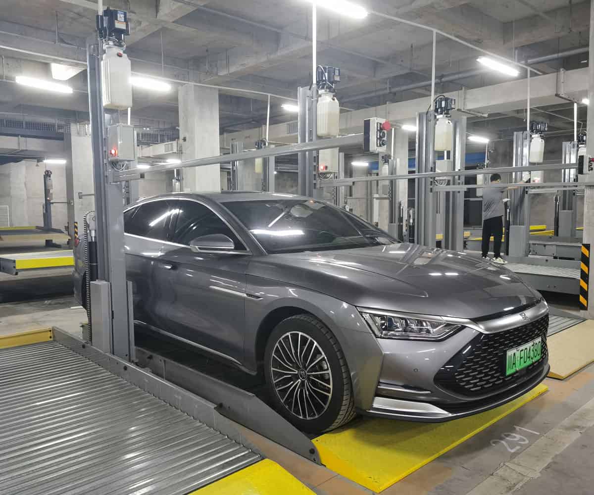 湖南四柱簡易式機械立體車庫租賃
