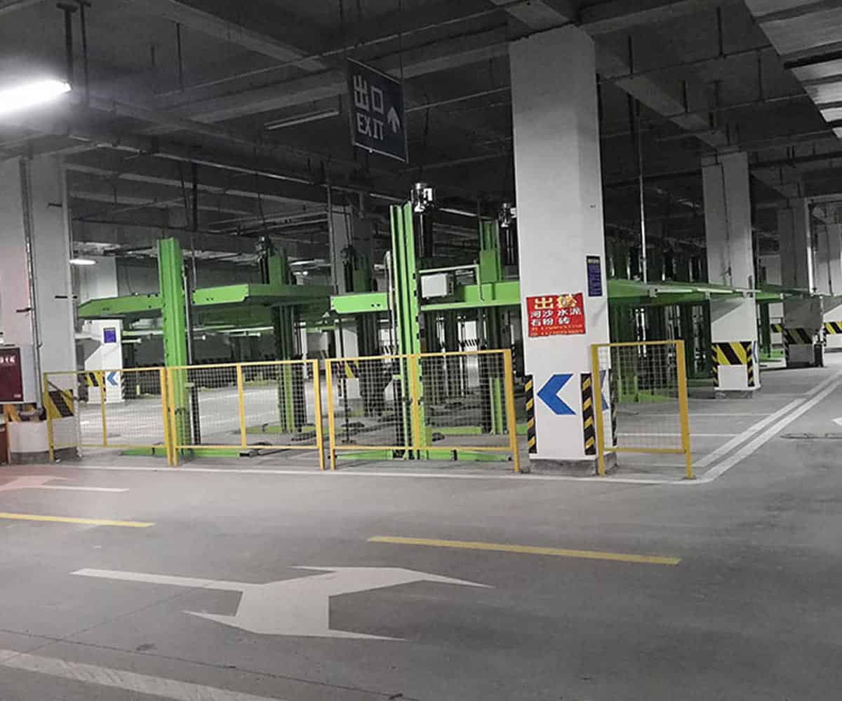 色達兩層升降平移機械停車庫維保