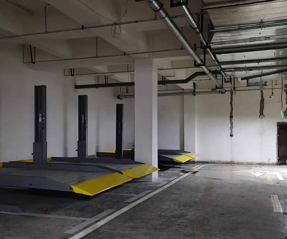 犍為雙層簡易式機械停車場過驗收