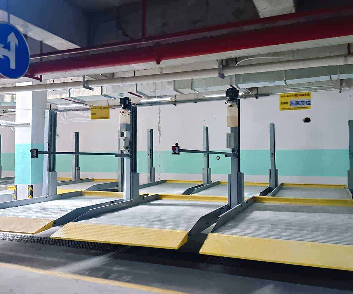 四柱式機械式停車設備短期租賃造價分析