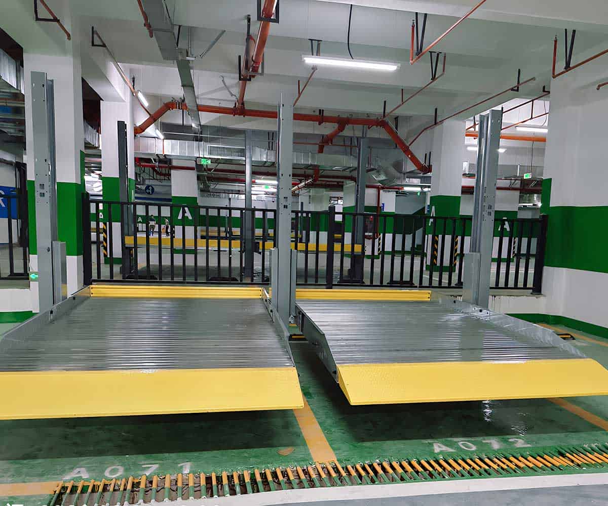 PJS機械式停車設備的消防與疏散設施