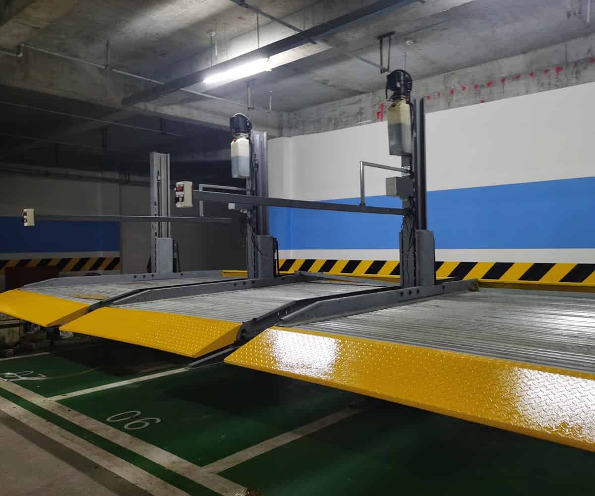 郫都雙柱停車設備