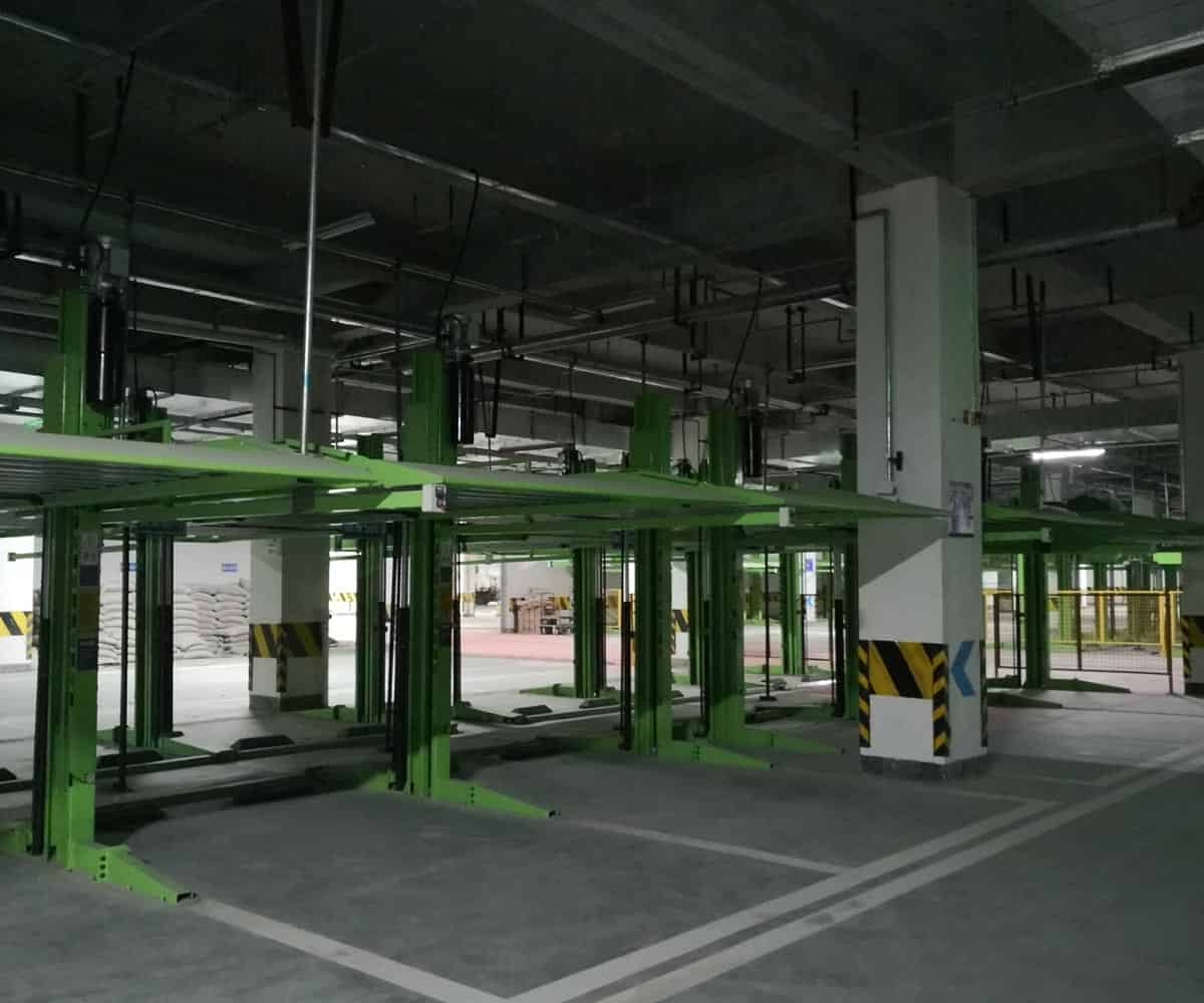 得榮地下室簡易升降停車設備