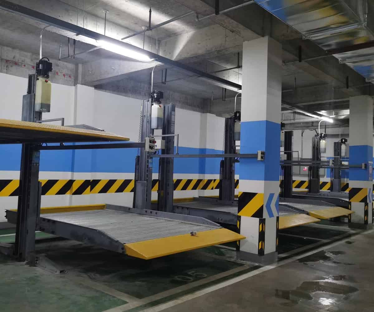 開江二層簡易升降類立體停車場設(shè)備