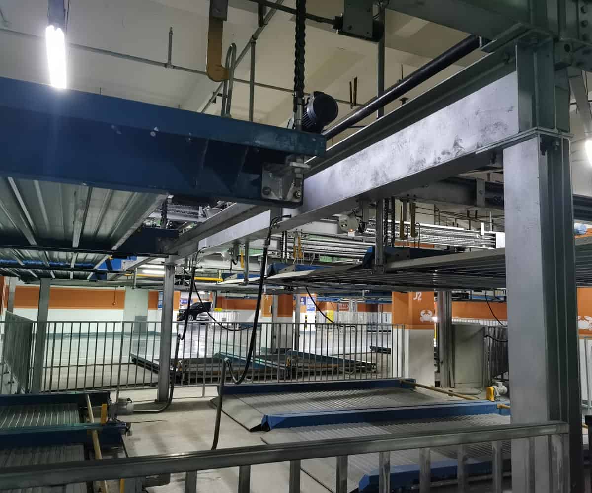 湖北PSH梳齒交換升降橫移機械式立體停車設備