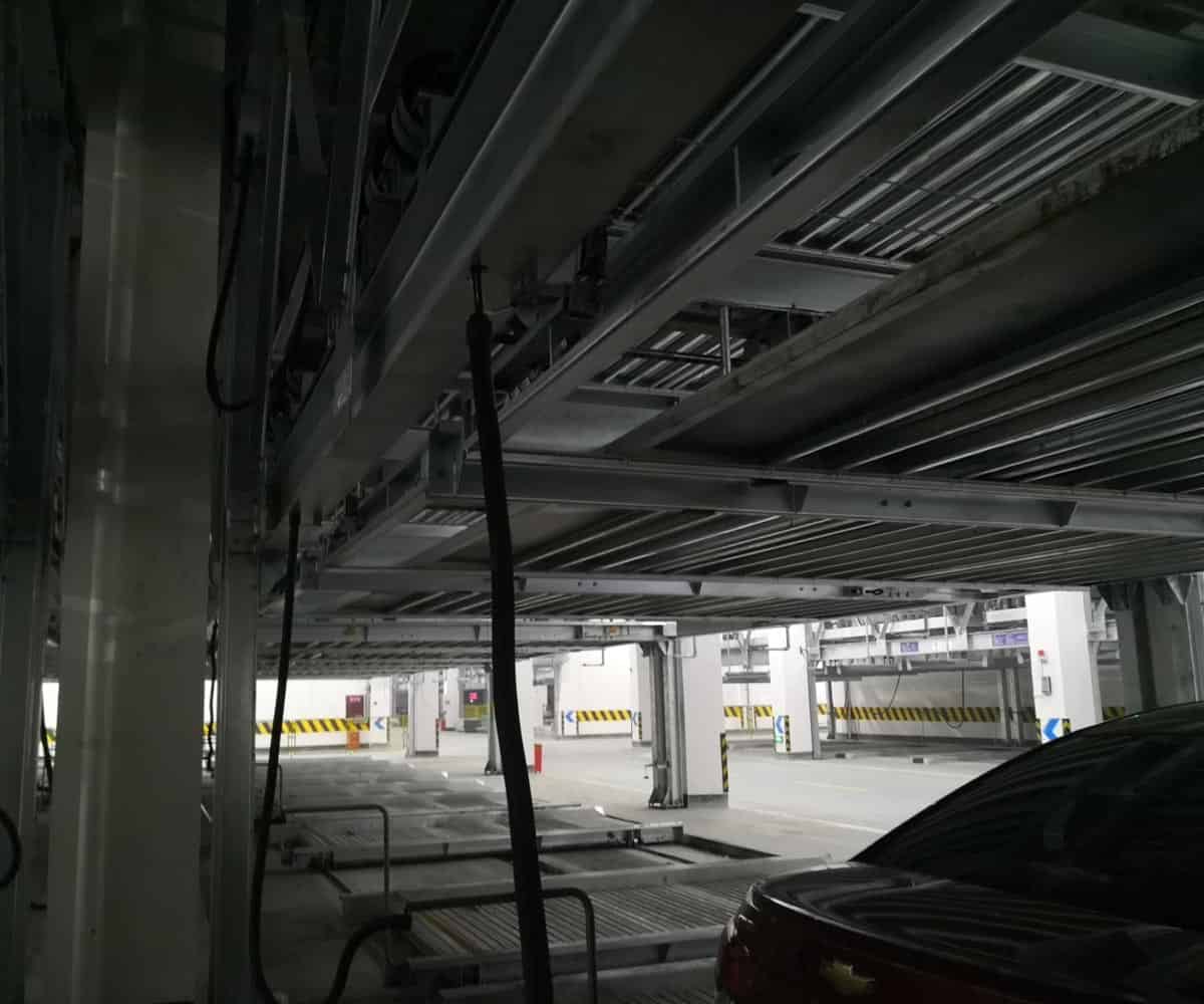 得榮PSH7七層升降橫移機械式立體停車設備