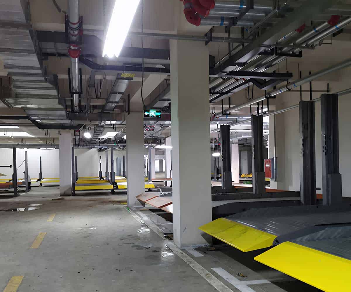 湖北俯仰式停車設備噴淋頭安裝間距規范